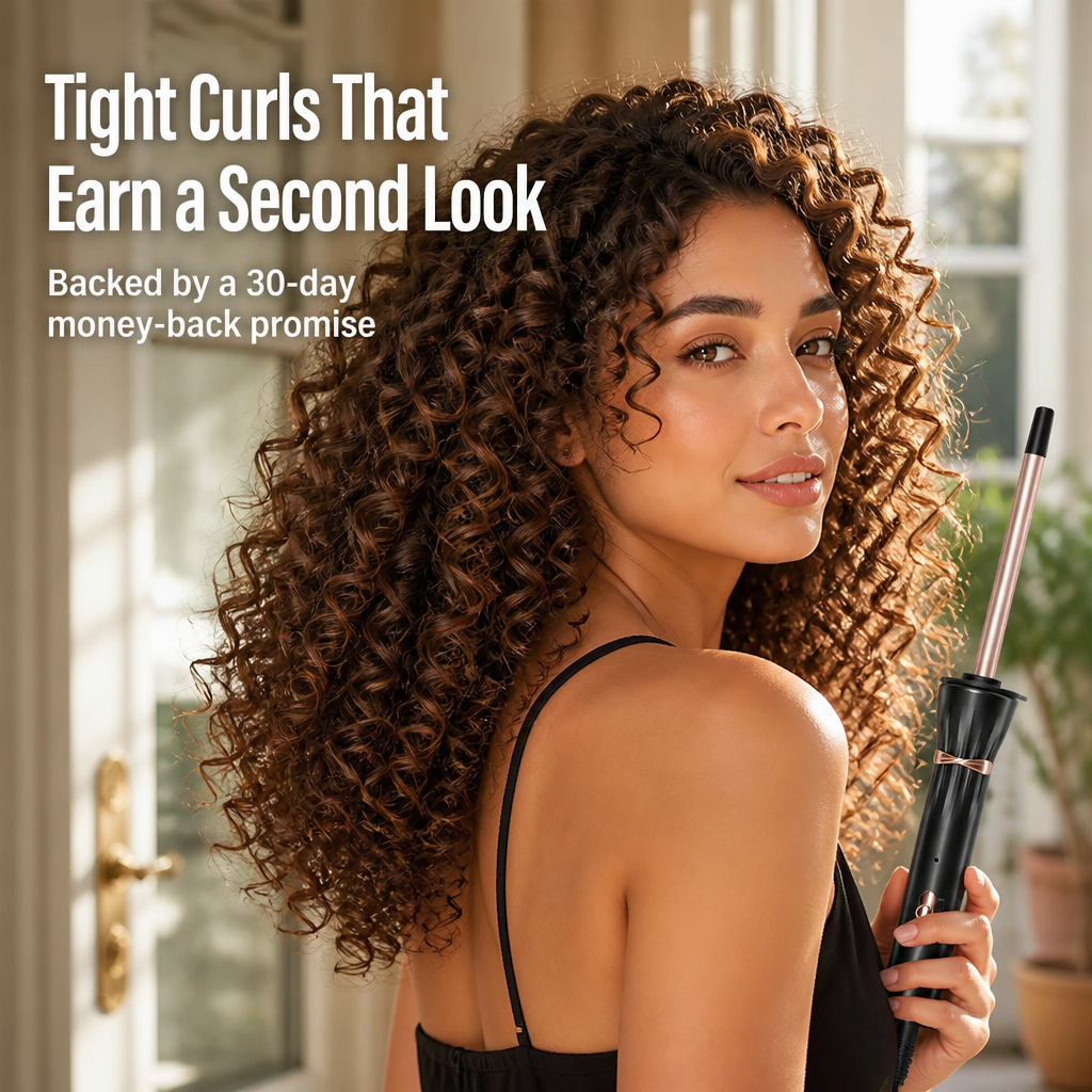 LuminaWave™ — Set Tight, Springy Curls That Hold Past Lunch Without Frying Your Hair