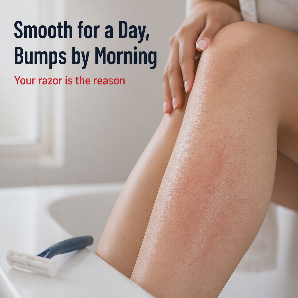 SilkLuxe™ — Experience the Joy of Baby-Soft, Bump-Free Skin Every Time You Shave