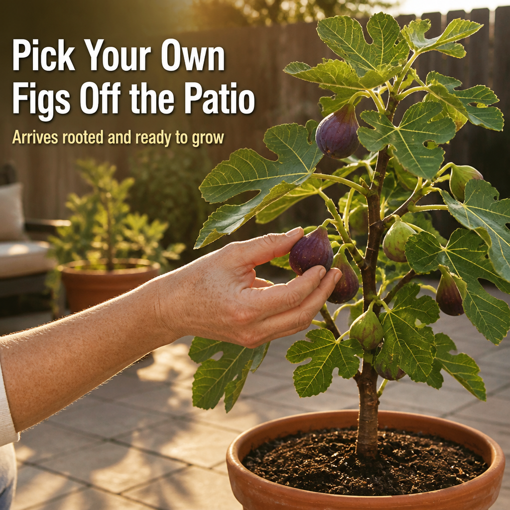 HarvestHaven™ — Plant a Rooted Fig Tree That Fruits for Years | Ships Ready to Grow