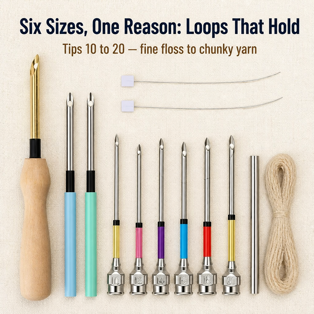 StitchVibe™ — Punch Loops That Lock In Tight on Any Fabric, Even for Beginners
