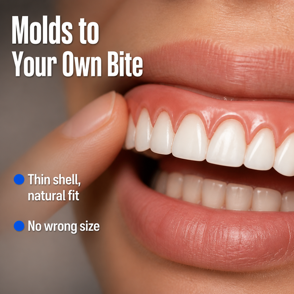 MirraFit™ — Snap On a Full, Natural-Looking Smile in Under 5 Minutes | Mold-to-Fit at Home