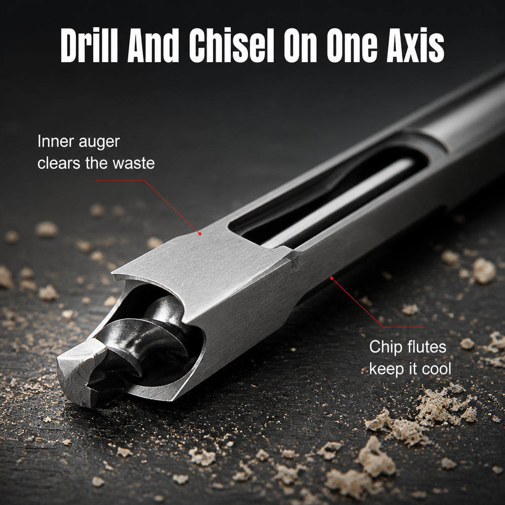 EdgeCraft Pro™ — Drill Dead-Square Mortise Holes That Snap Together Tight