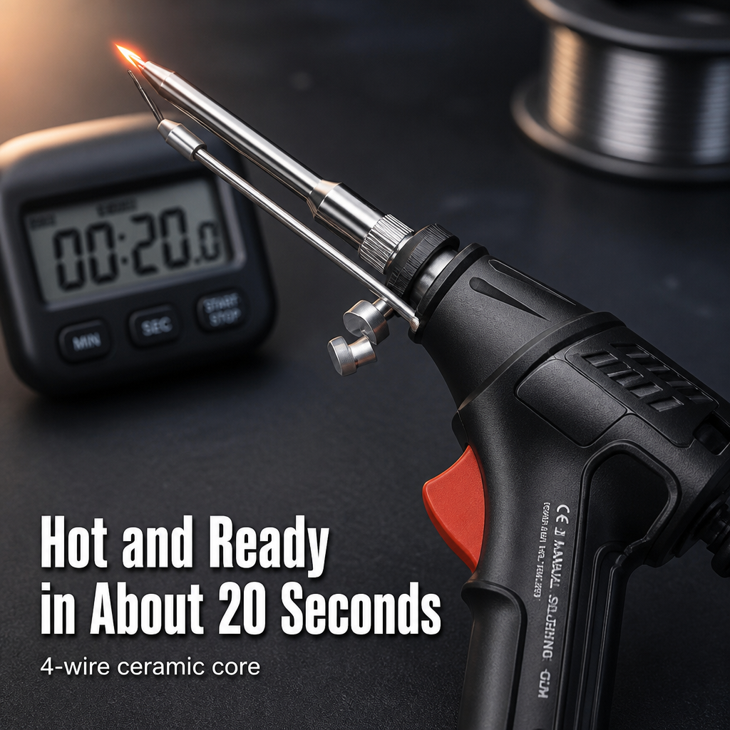 VoltEdge™ — Feed, Heat & Solder One-Handed in Under 20 Seconds
