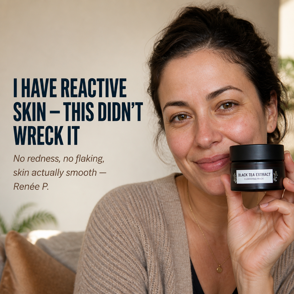 VitaLuxe™ Black Tea Mask — Lift Out Gunk & Feed Skin in One Peel | 1+1 FREE TODAY