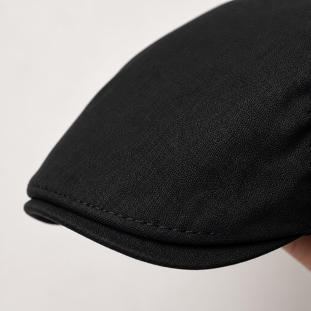 RoveLux™ – Breathable Summer Linen Flat Cap with Adjustable Fit