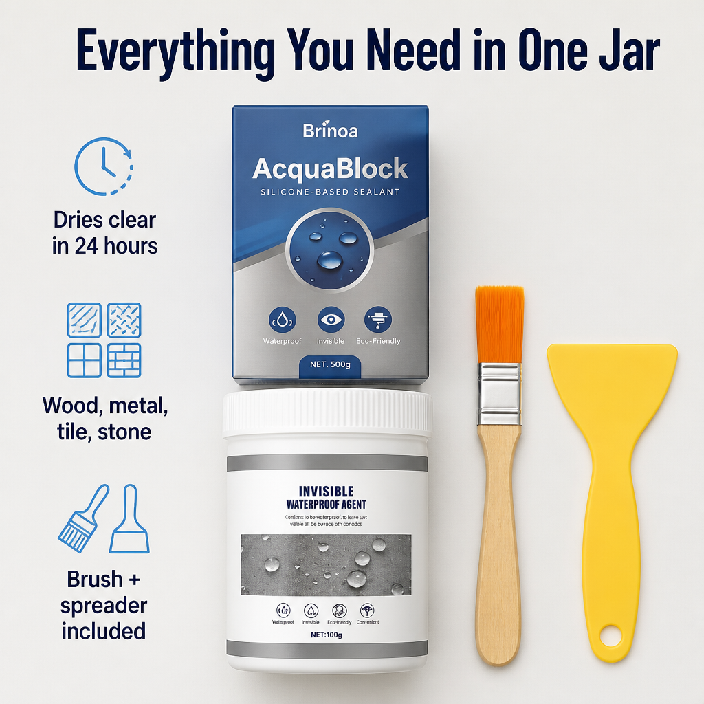 StormGuard™ — Brush On an Invisible Waterproof Seal That Won't Peel or Crack