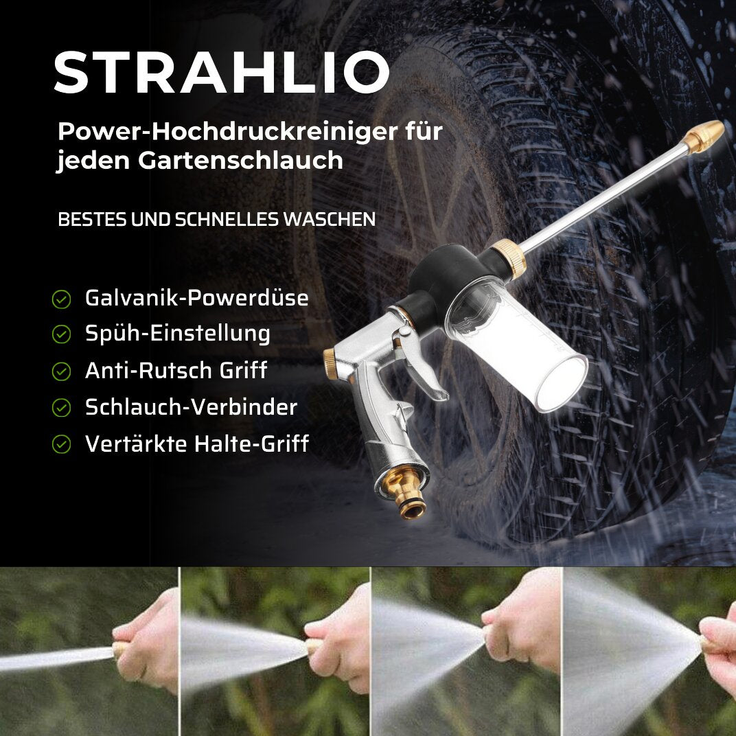 PowerJet Nozzle for Garden Hoses | High-Pressure Cleaning Tool