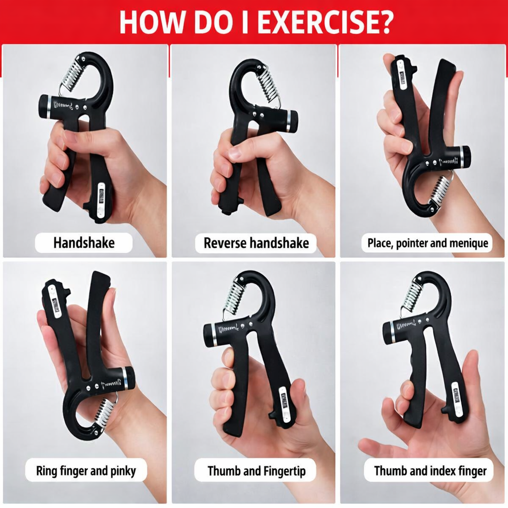 GripMaster Pro – Versatile Hand Strength and Finger Trainer Set