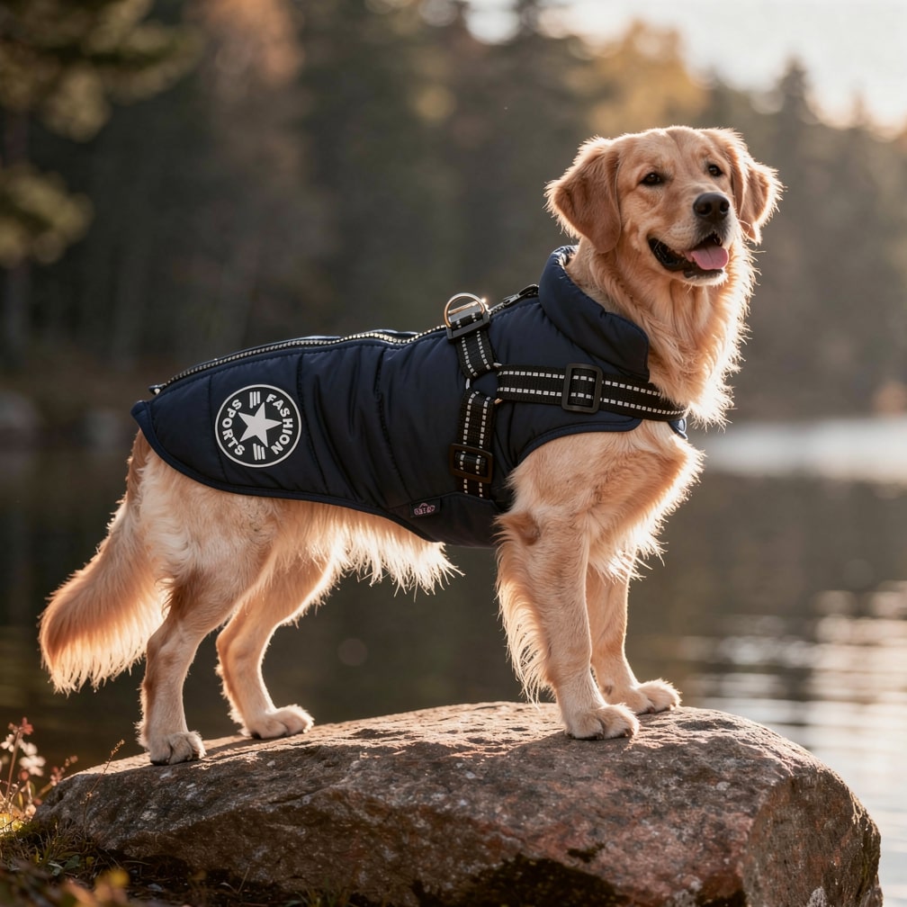 Ultimate Winter Coat for Dogs with Built-in Harness