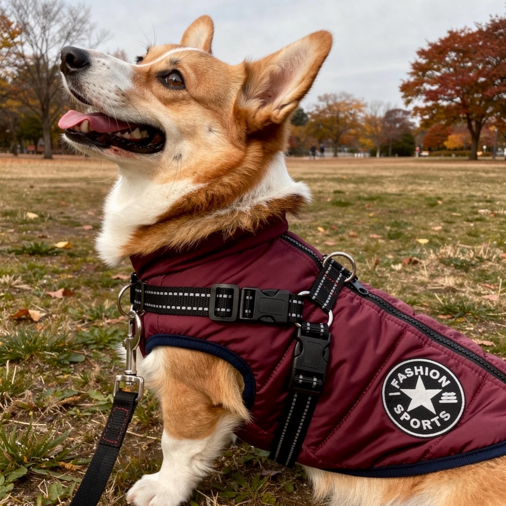 Ultimate Winter Coat for Dogs with Built-in Harness