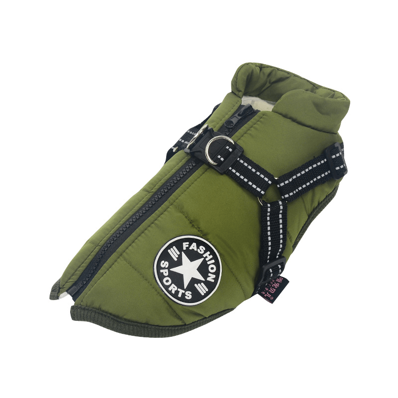 Ultimate Winter Coat for Dogs with Built-in Harness