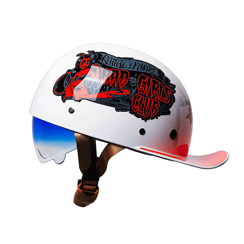 Stylish and Safe Motorcycle Cap Helmet for Riders