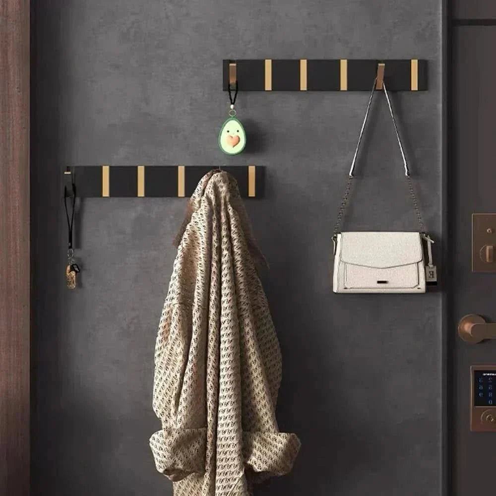 Sleek Space-Saving Wall Hook with Foldable Design