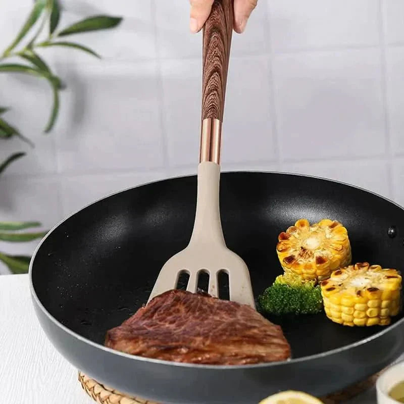 Essential 10-Piece Silicone Cooking Utensil Collection
