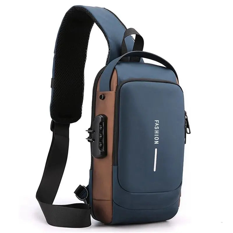 Crossbody Bag with Hidden Compartments for Theft Protection