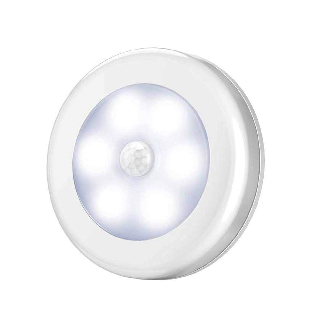Compact Motion-Activated LED Night Light – 20 Lumens, Battery-Powered, Hassle-Free Setup for Safe Indoor Movement
