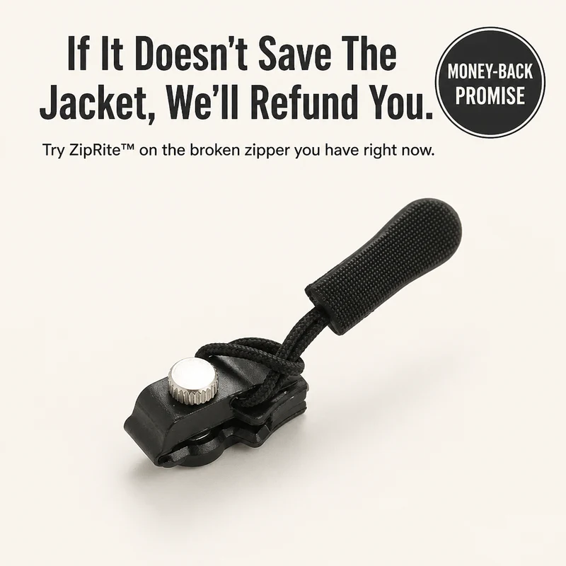 ZipSwiftFix™ — Replace Any Broken Zipper Pull in 30 Seconds Flat
