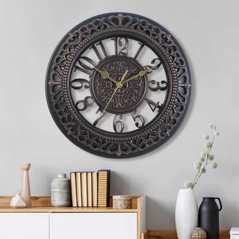 Stylish Metal Wall Clock for Timeless Elegance