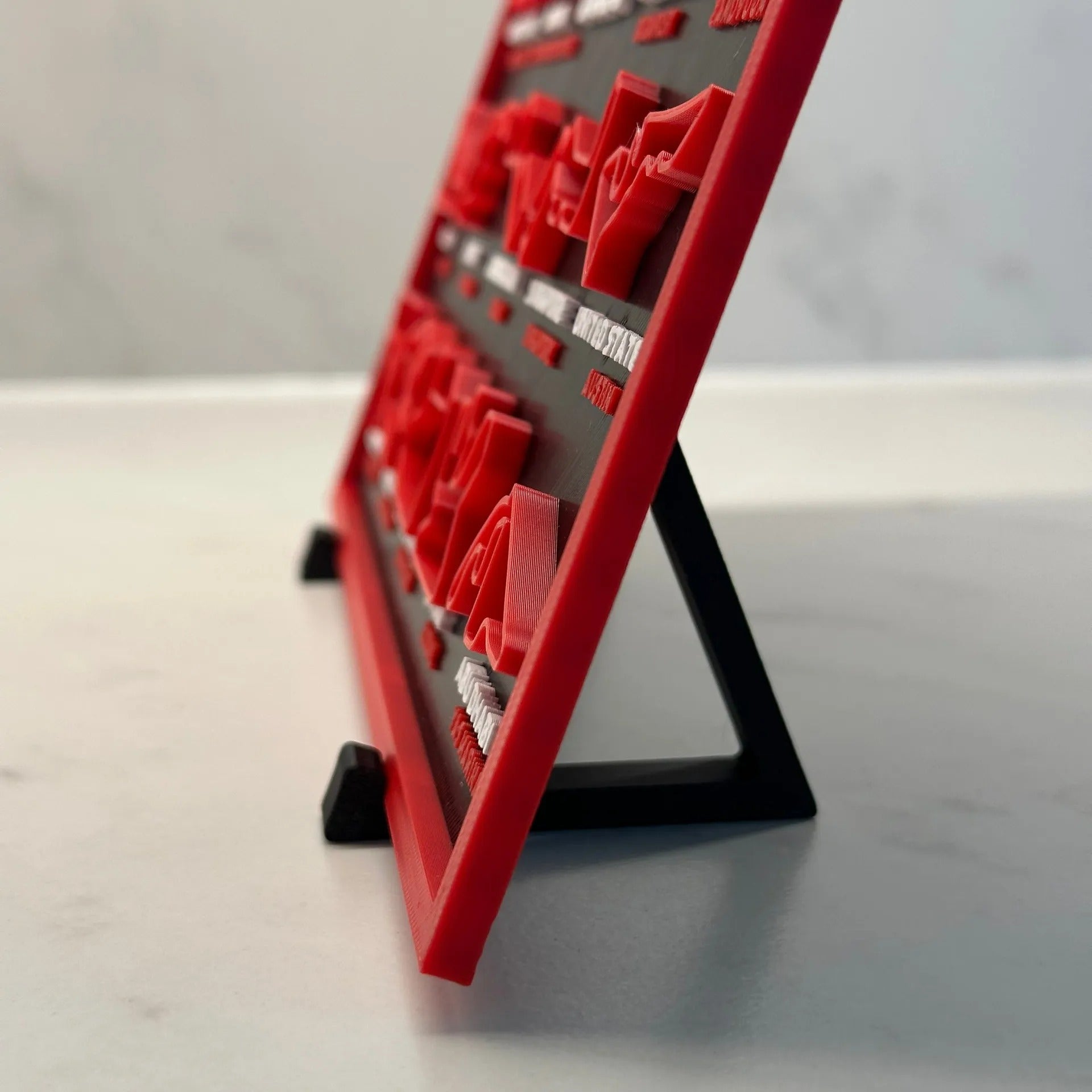 2026 Formula Racing Track Art Calendar with Stand