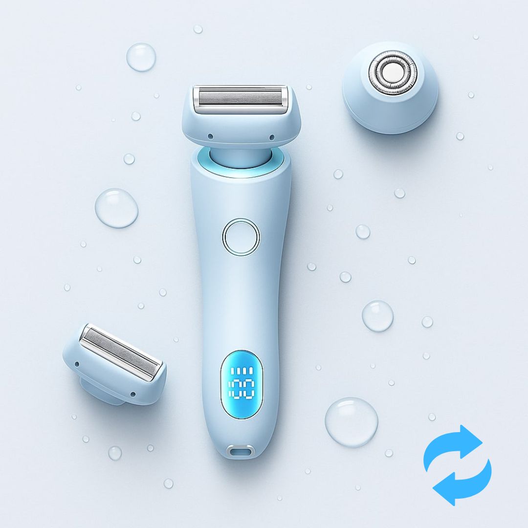 SilkenSmooth Women's Electric Trimmer for Delicate Areas