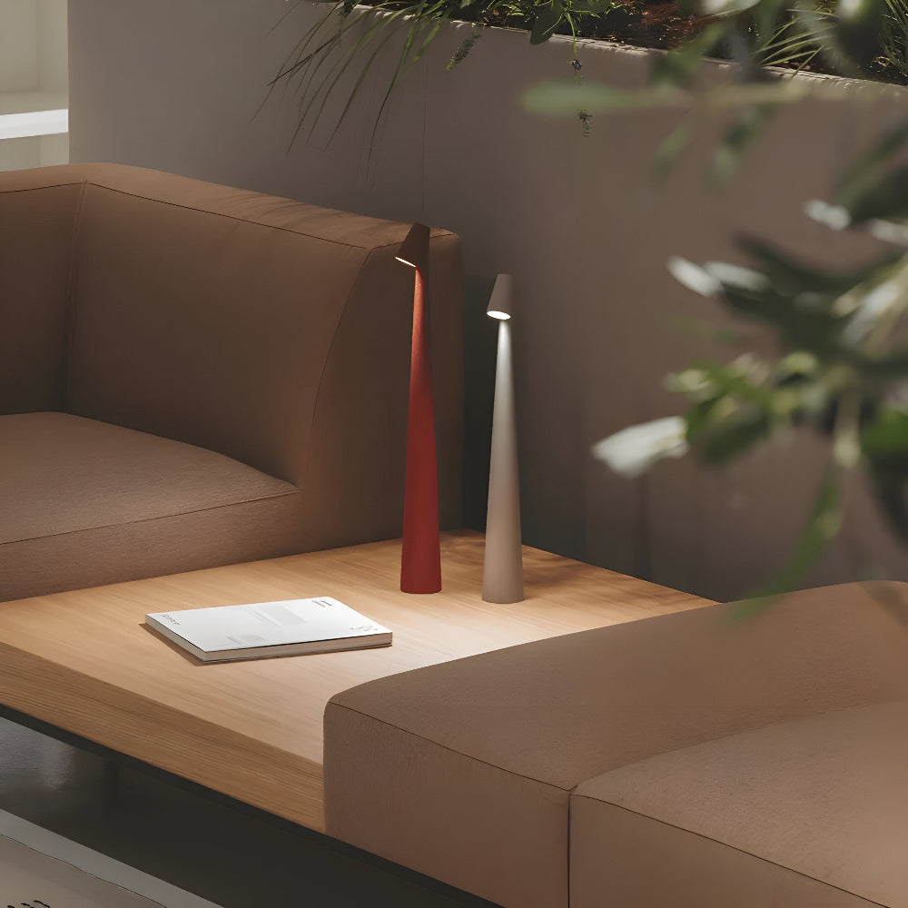 Wireless LED Table Lamp | Versatile Lighting for Home & Office | Modern Rechargeable Light | LumaGlow