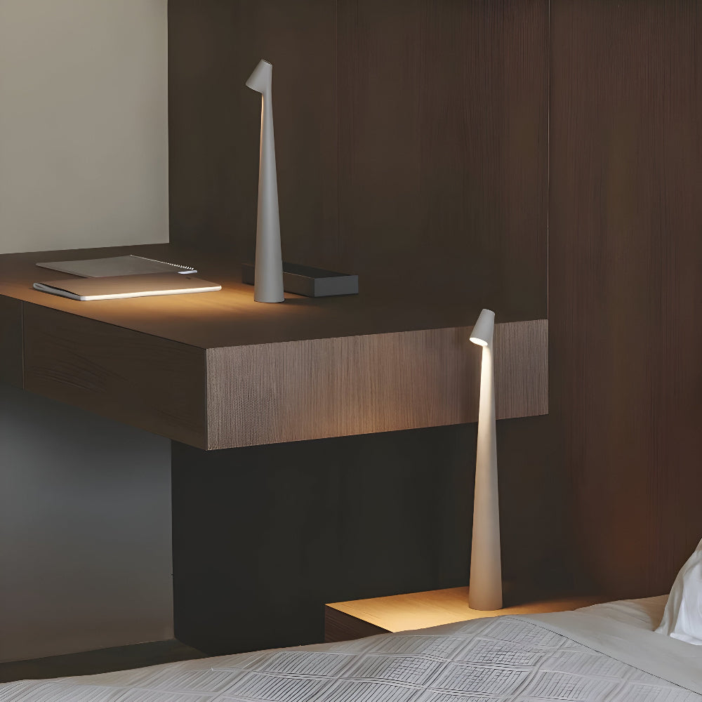 Wireless LED Table Lamp | Versatile Lighting for Home & Office | Modern Rechargeable Light | LumaGlow