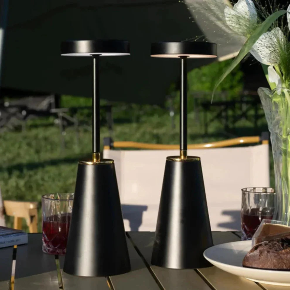 Wireless Touch-Control Table Lamp | Adjustable Brightness | Cozy Lighting for Any Space