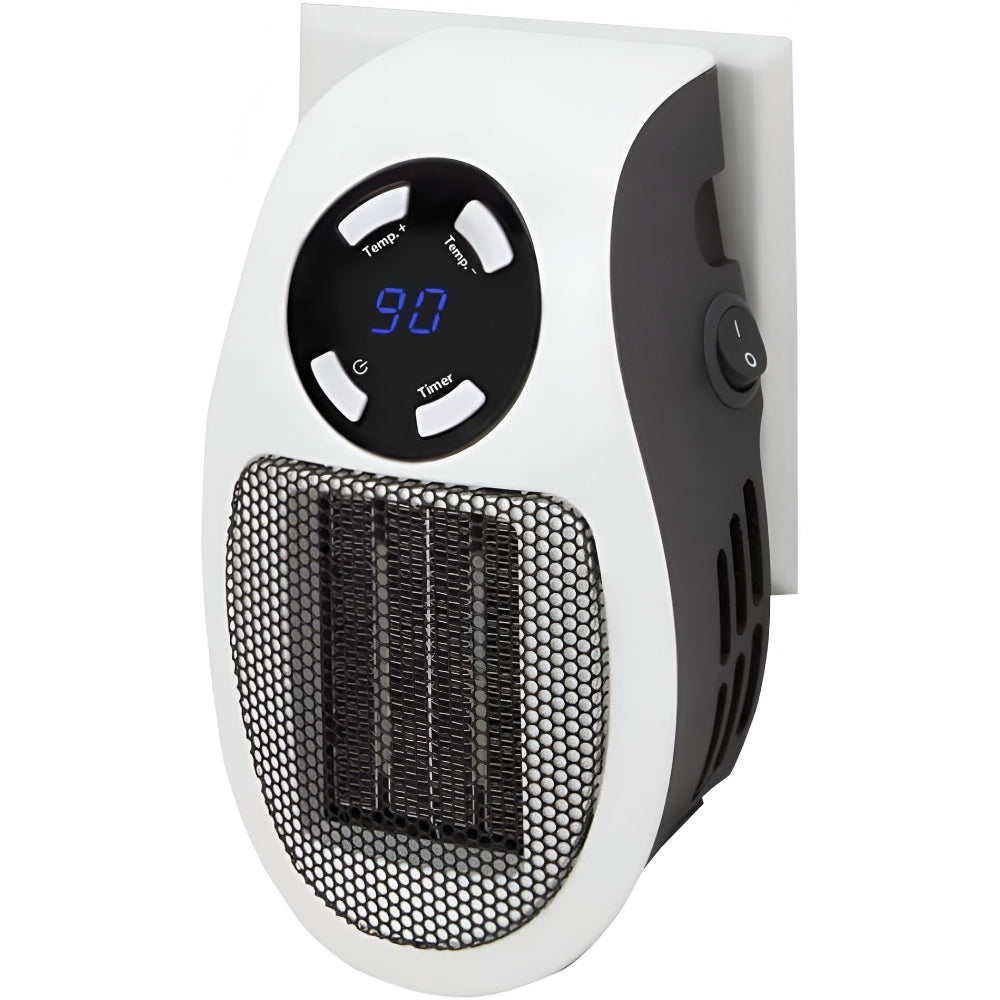 Compact Ceramic Heater | Plug-in Heating Solution | Whisper Quiet
