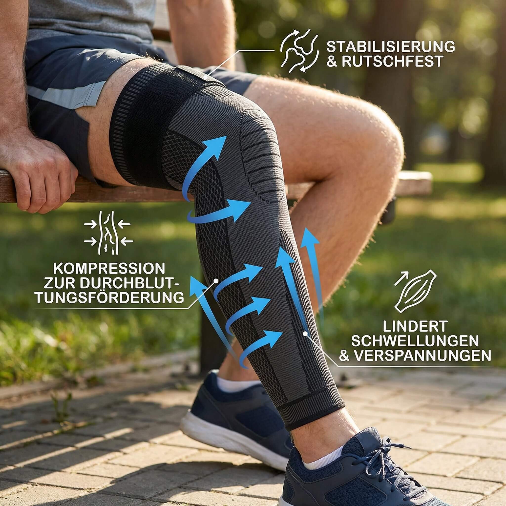 Dynamic Knee Support Sleeve | Ideal for Sports and Daily Use