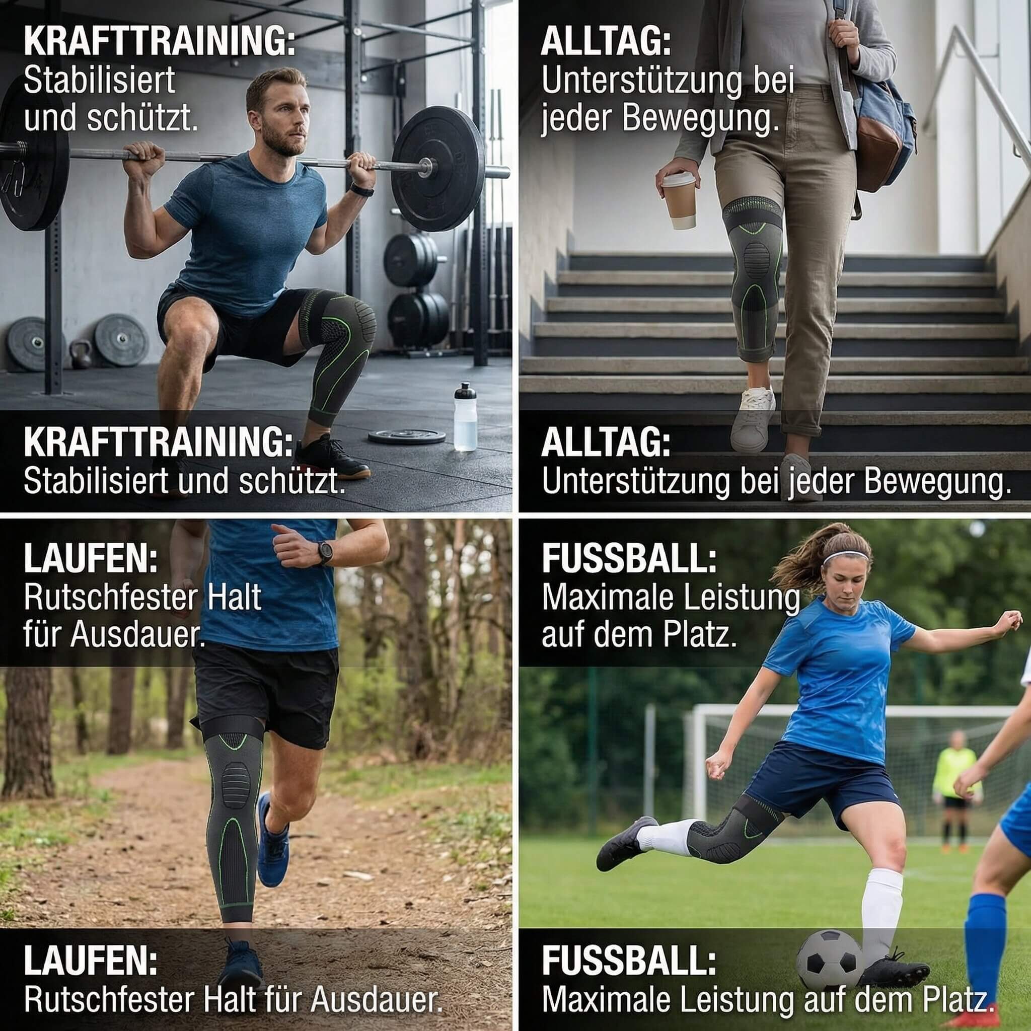Dynamic Knee Support Sleeve | Ideal for Sports and Daily Use