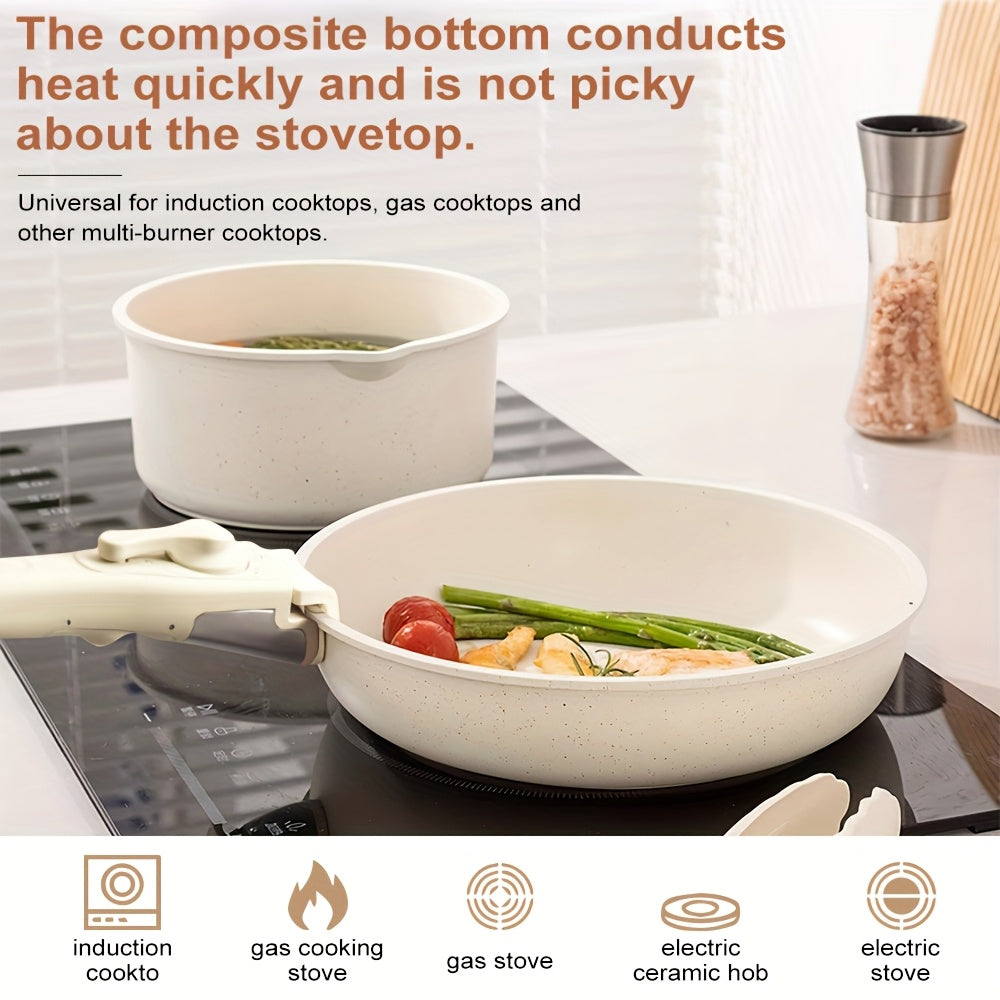 Ultimate 17-Piece Induction Cookware Set with Ceramic Finish