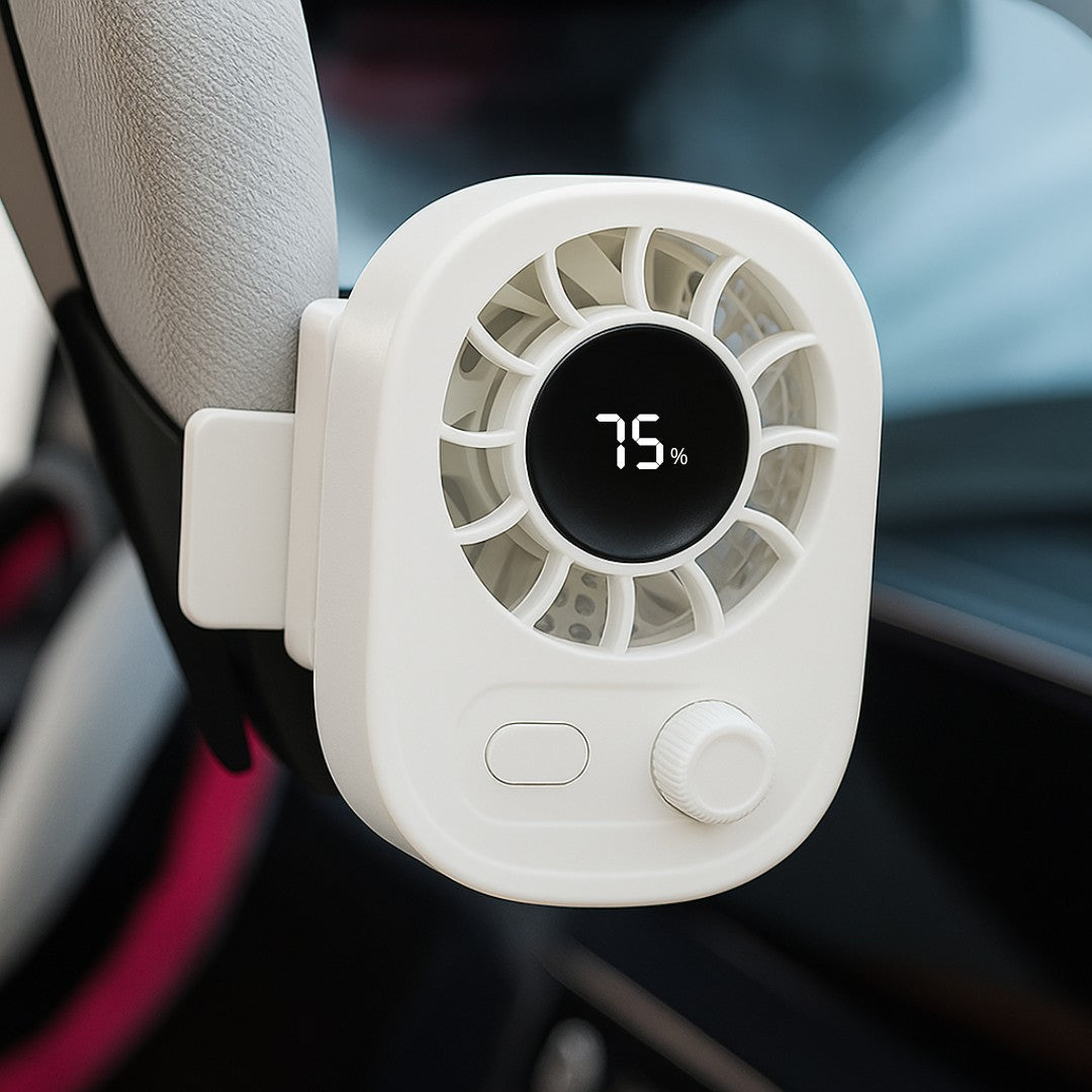 Portable Rechargeable Clip Fan | Compact & Whisper-Quiet Airflow