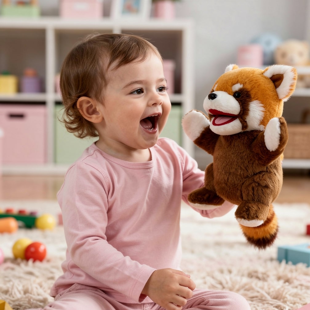Interactive Plush Puppet for Engaging Playtime Fun