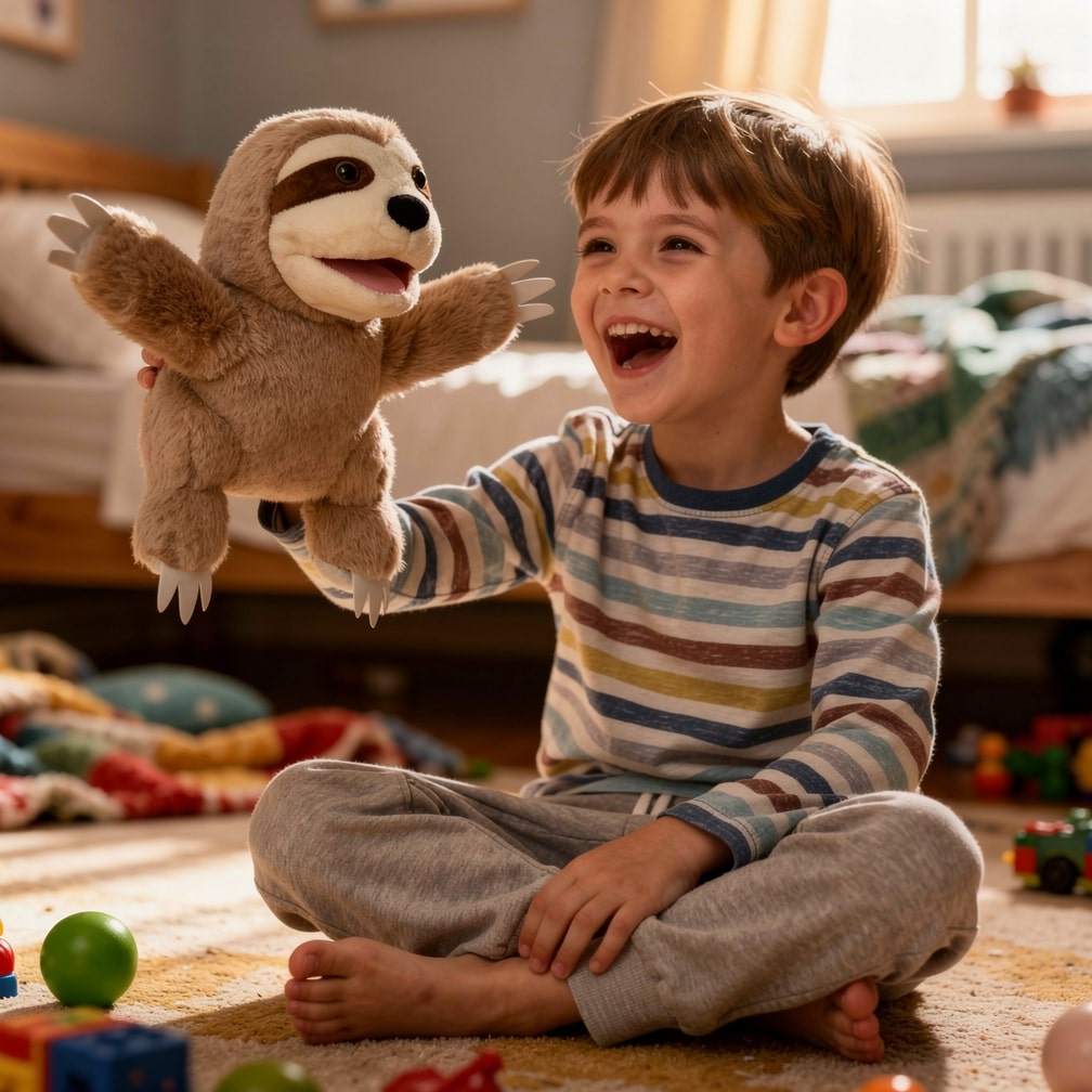 Interactive Plush Puppet for Engaging Playtime Fun