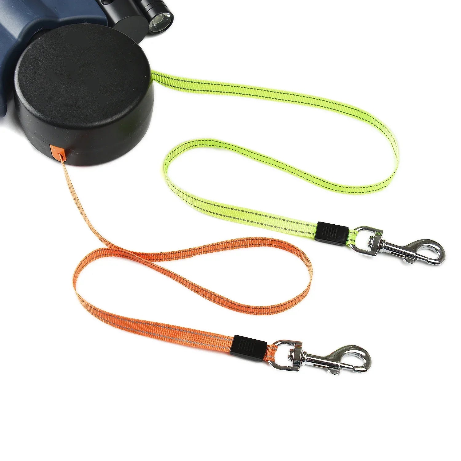 Dual Leash with Poop Bag Holder & LED Light | PetNavigator
