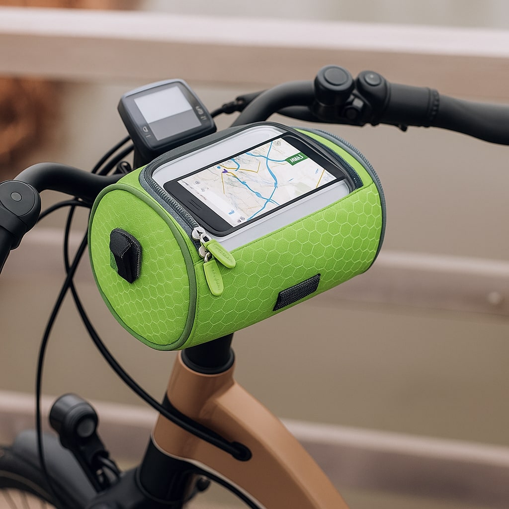 Handlebar Bag for Bicycles | Waterproof Design with Touchscreen