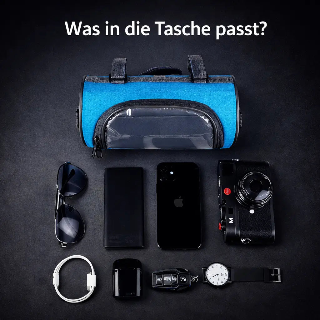 Handlebar Bag for Bicycles | Waterproof Design with Touchscreen