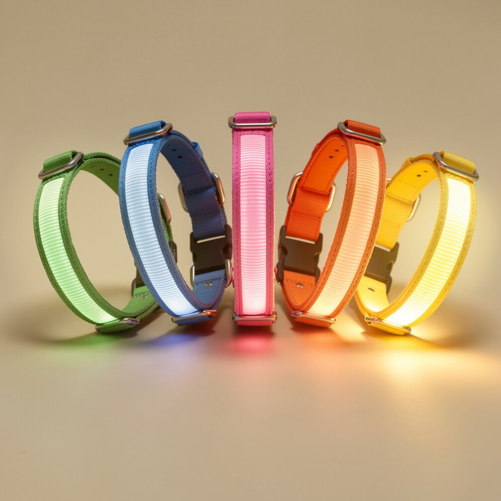 Illuminate Your Dog's Safety with the BrightBark LED Collar