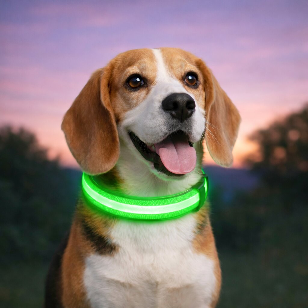 Illuminate Your Dog's Safety with the BrightBark LED Collar
