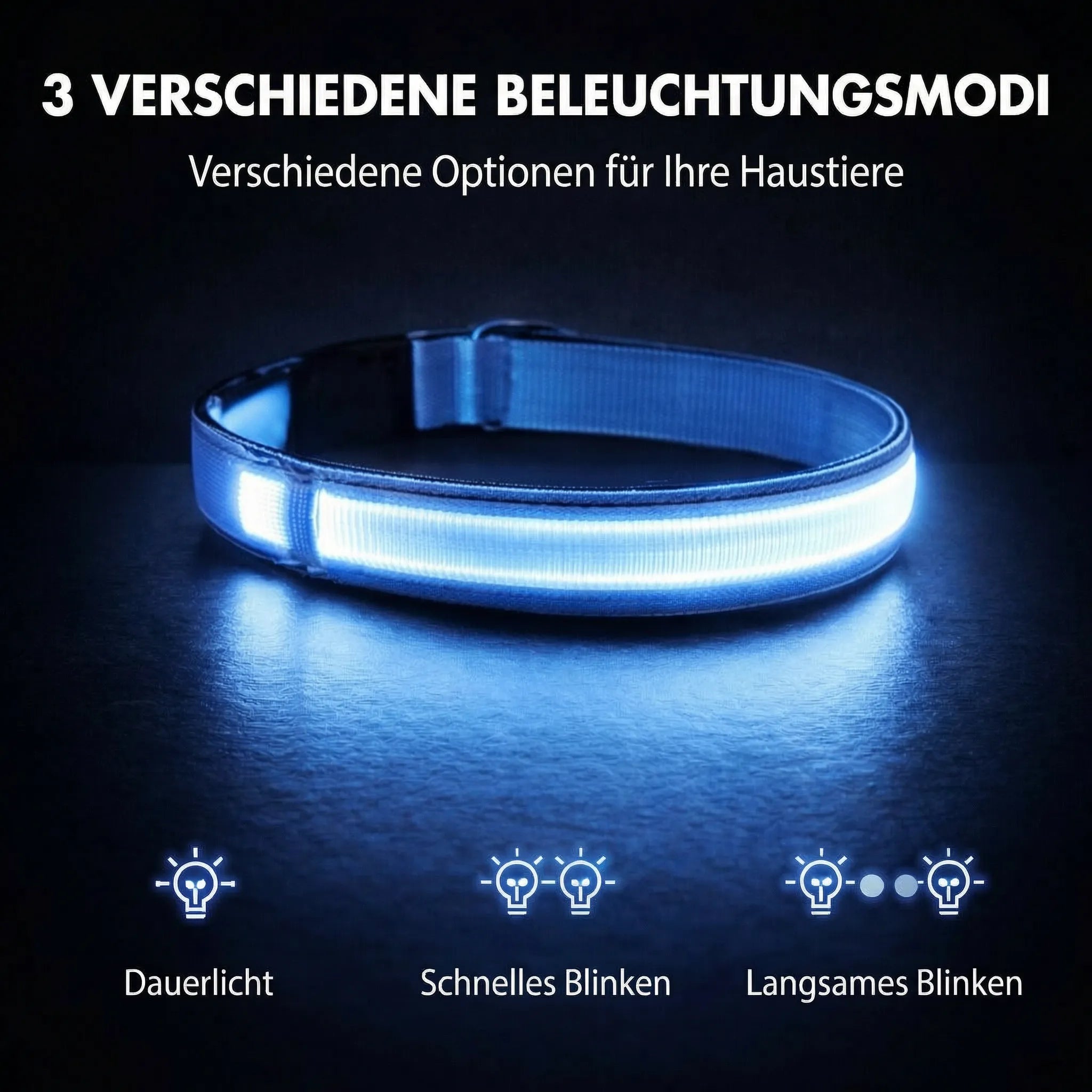 Illuminate Your Dog's Safety with the BrightBark LED Collar