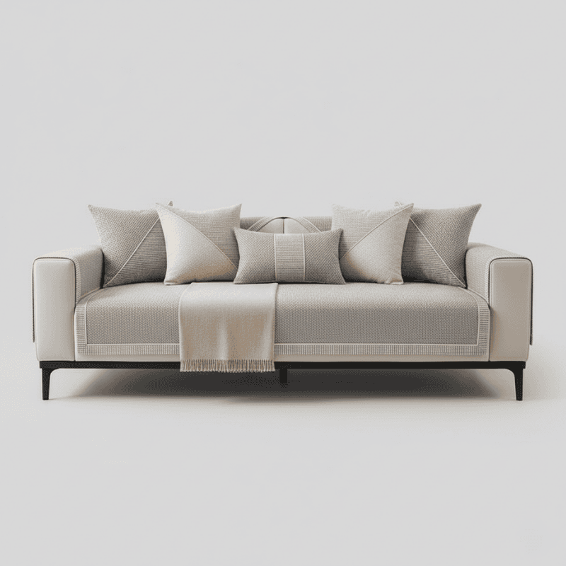Year-Round Comfort with Our Non-Slip Cotton-Linen Sofa Cover