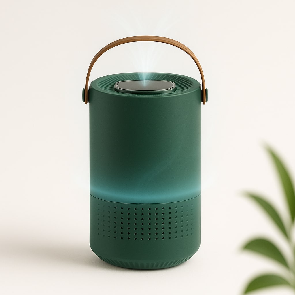 Compact Air Purifier with HEPA Filter for Home & Travel