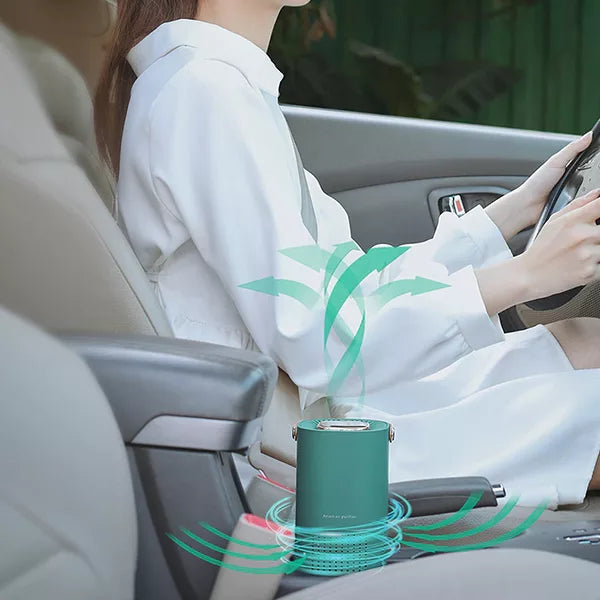 Compact Air Purifier with HEPA Filter for Home & Travel