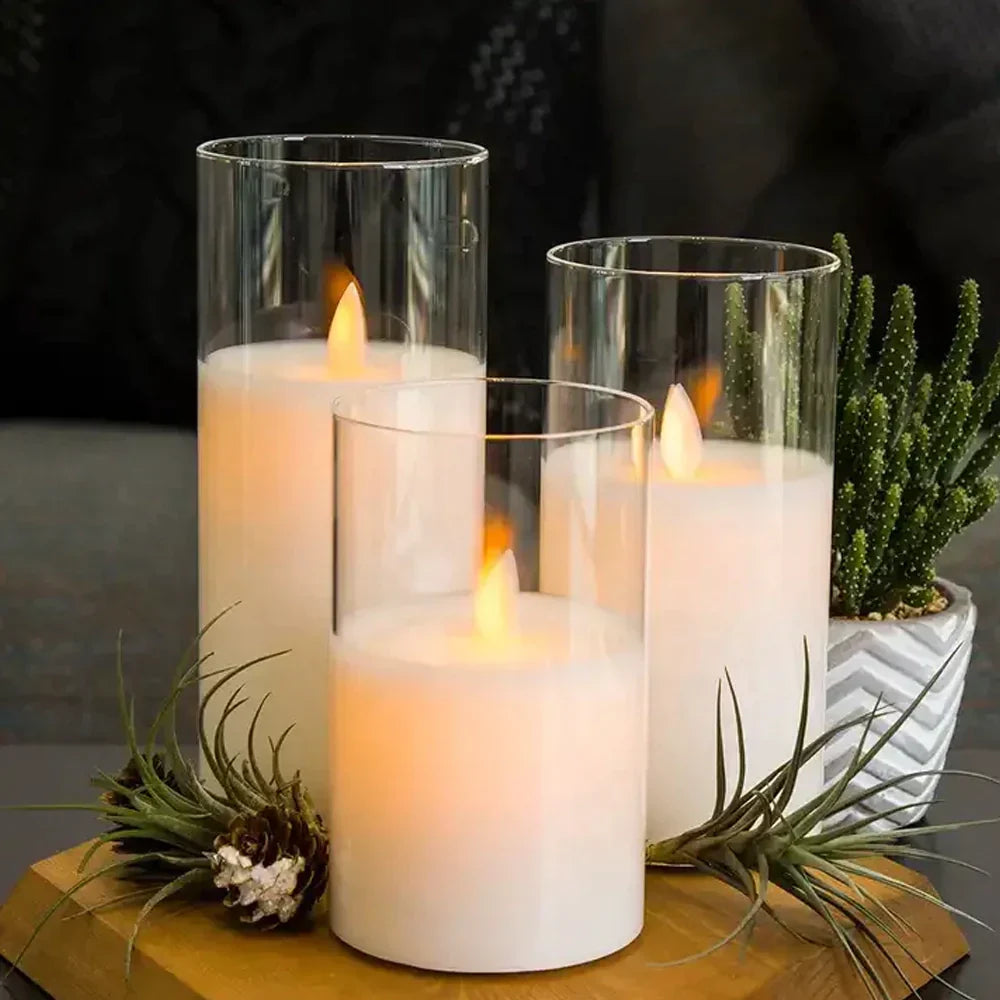 Elegant LED Candles with Remote Control for Safe Ambiance