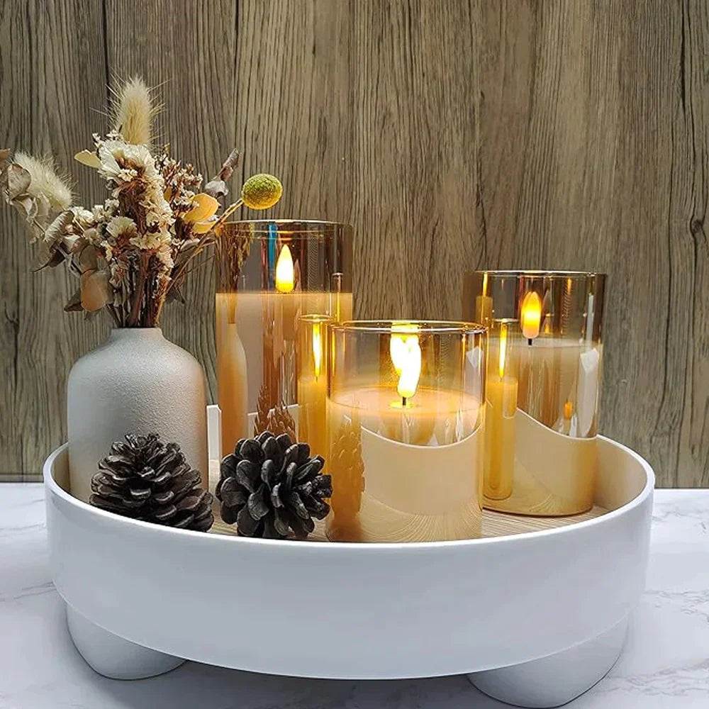 Elegant LED Candles with Remote Control for Safe Ambiance
