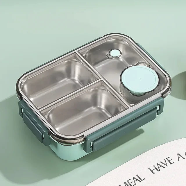 SmartSeal Meal Container | Stainless Steel Lunchbox with Dividers
