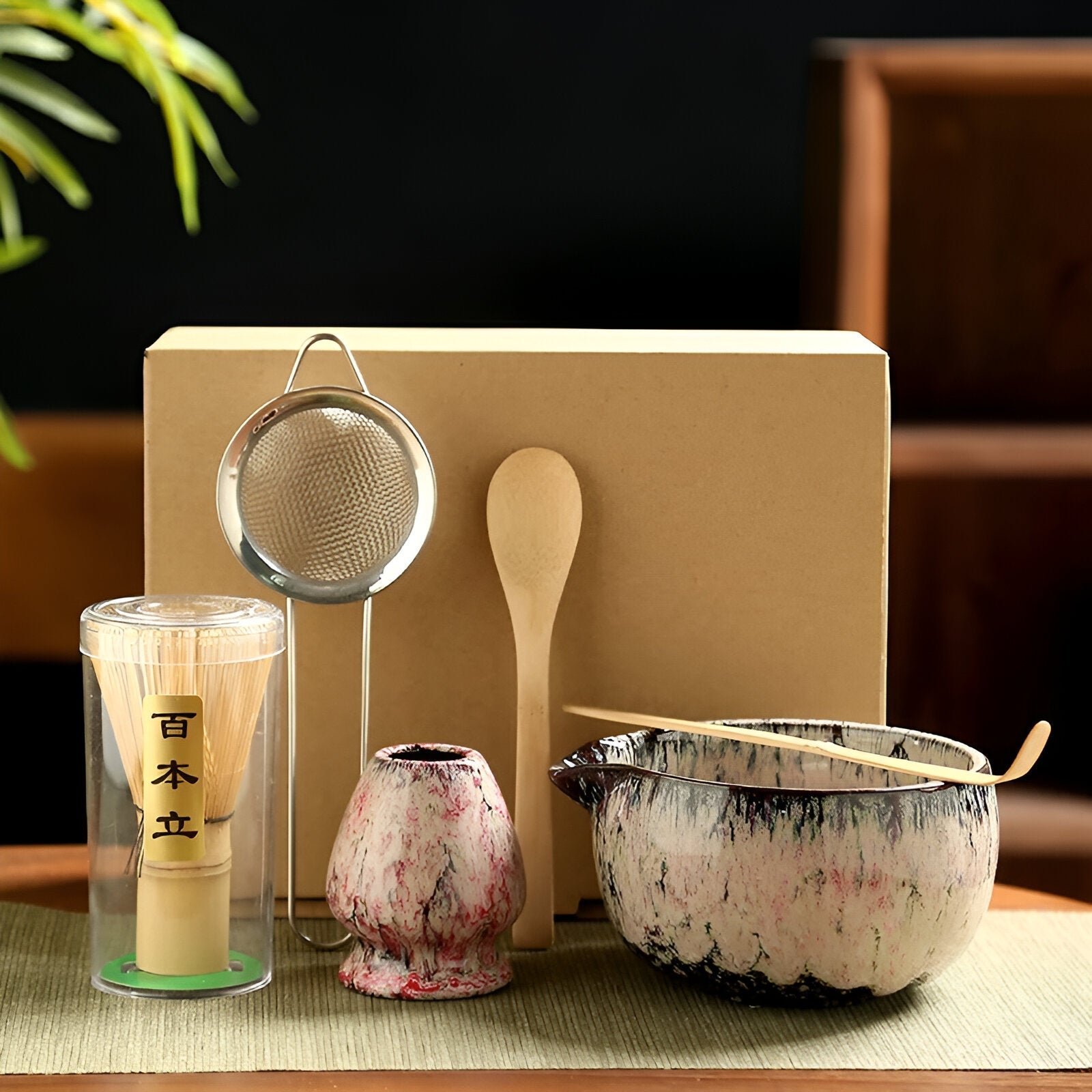 Authentic Japanese Matcha Preparation Set – 6-Piece Collection
