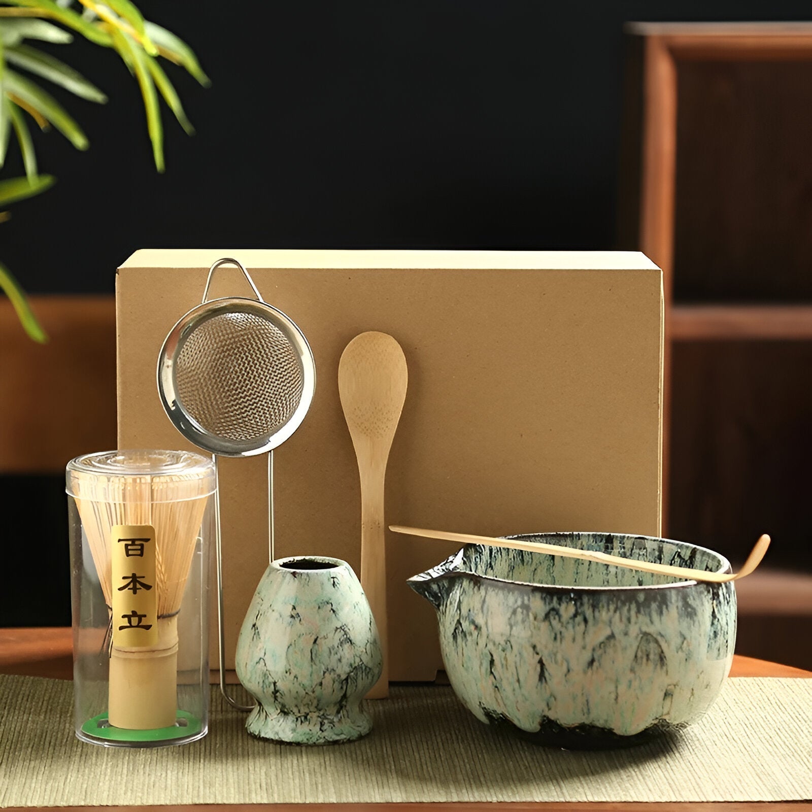 Authentic Japanese Matcha Preparation Set – 6-Piece Collection