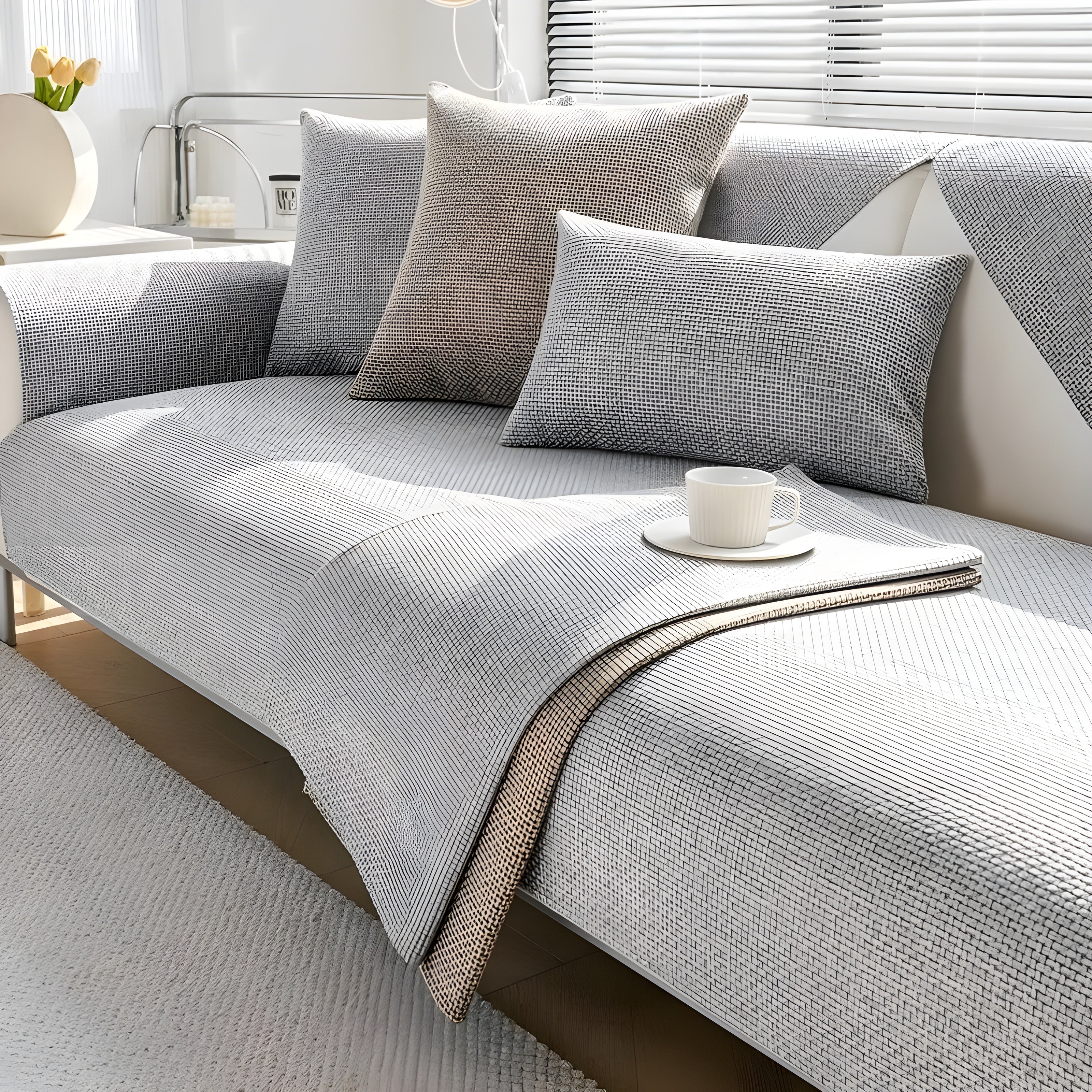 ComfortFit Sofa Protector – Elegant Cover for Everyday Use