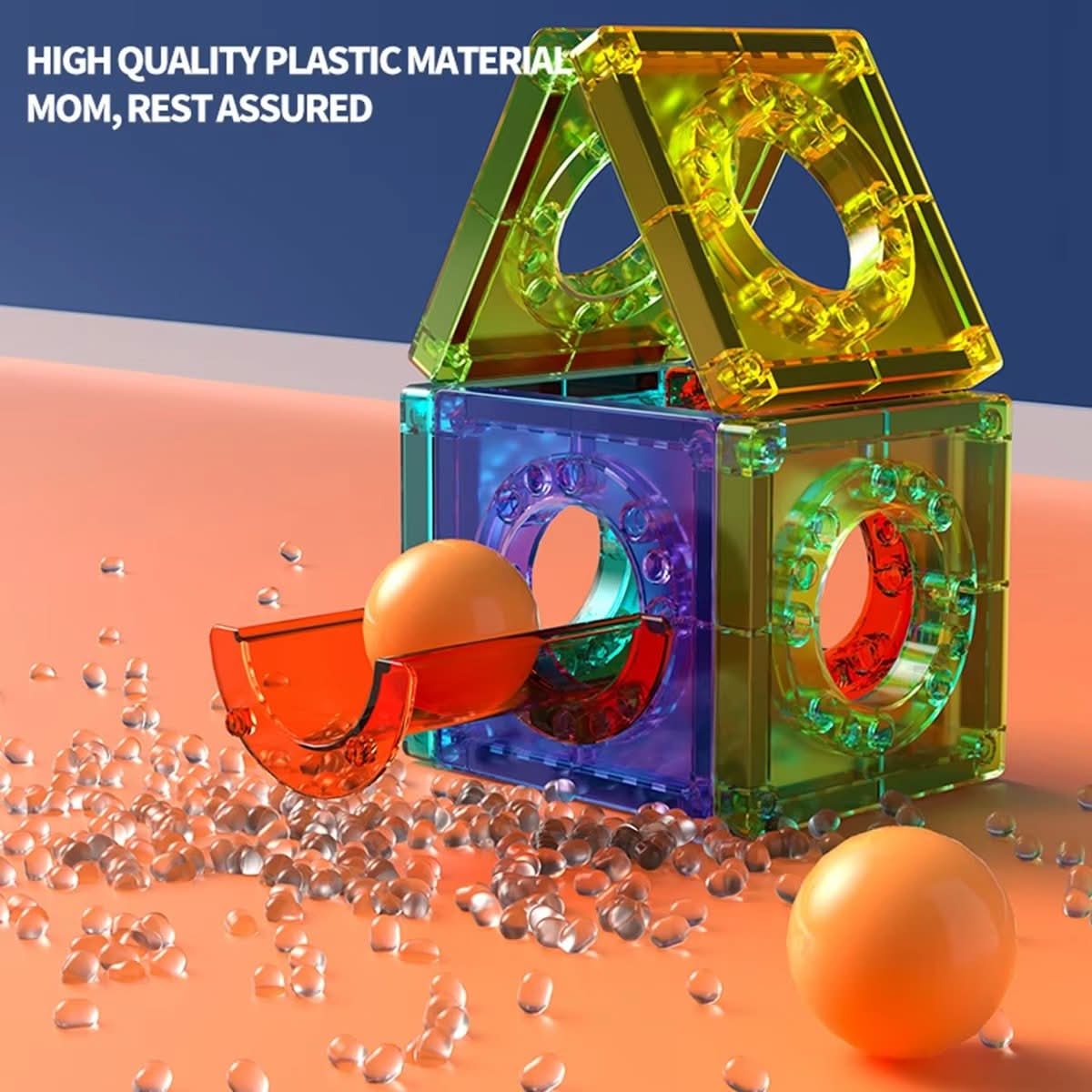 3D Magnetic Construction Set for Young Innovators